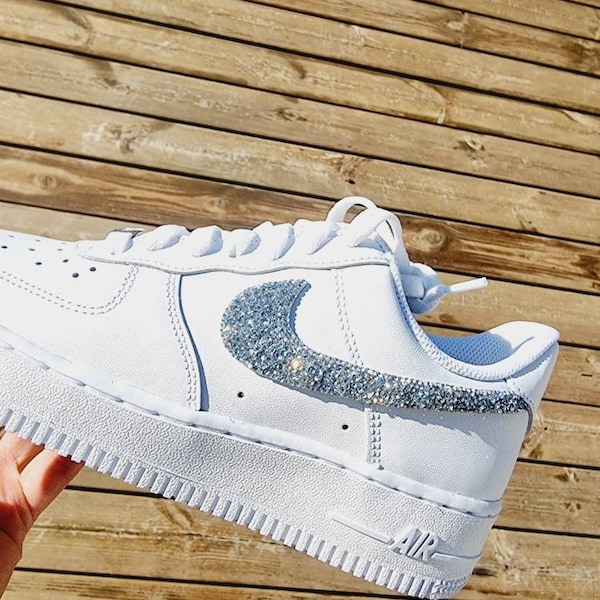 Nike Air Force 1 LE (AF1) custom cristaux Swarovski