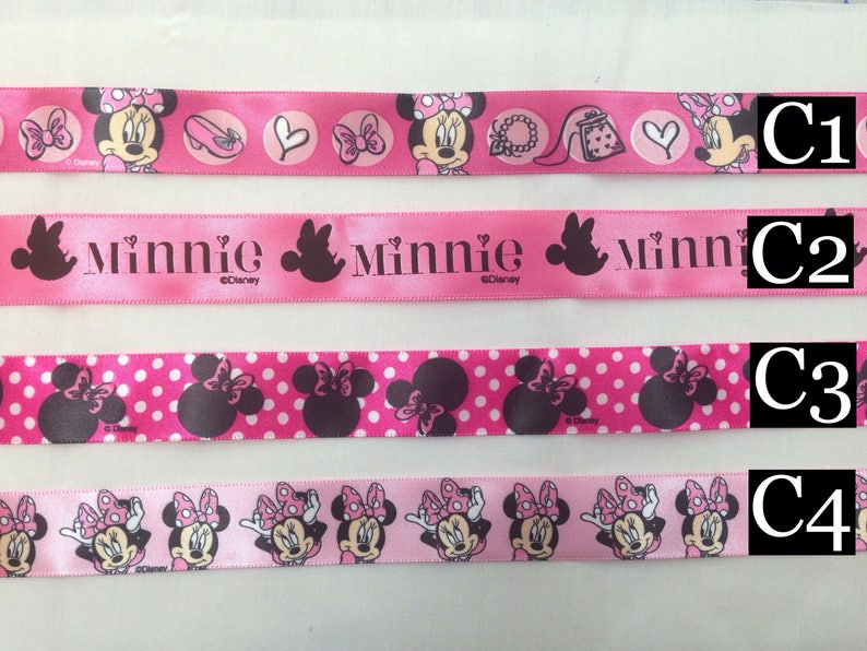 Disney Ribbons Assorted Disney Ribbons 3yard Spools 15 Etsy