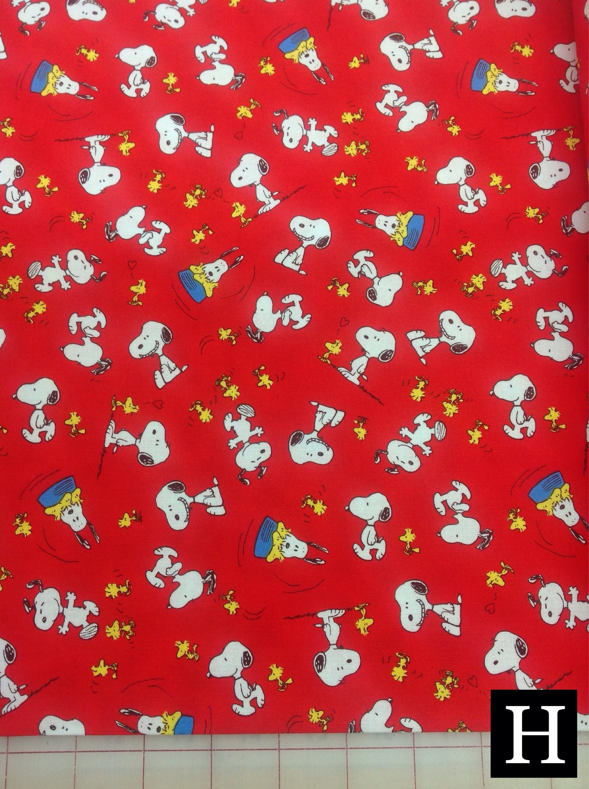 Peanuts Fabric Assorted Peanuts Fabrics From Quilting Etsy