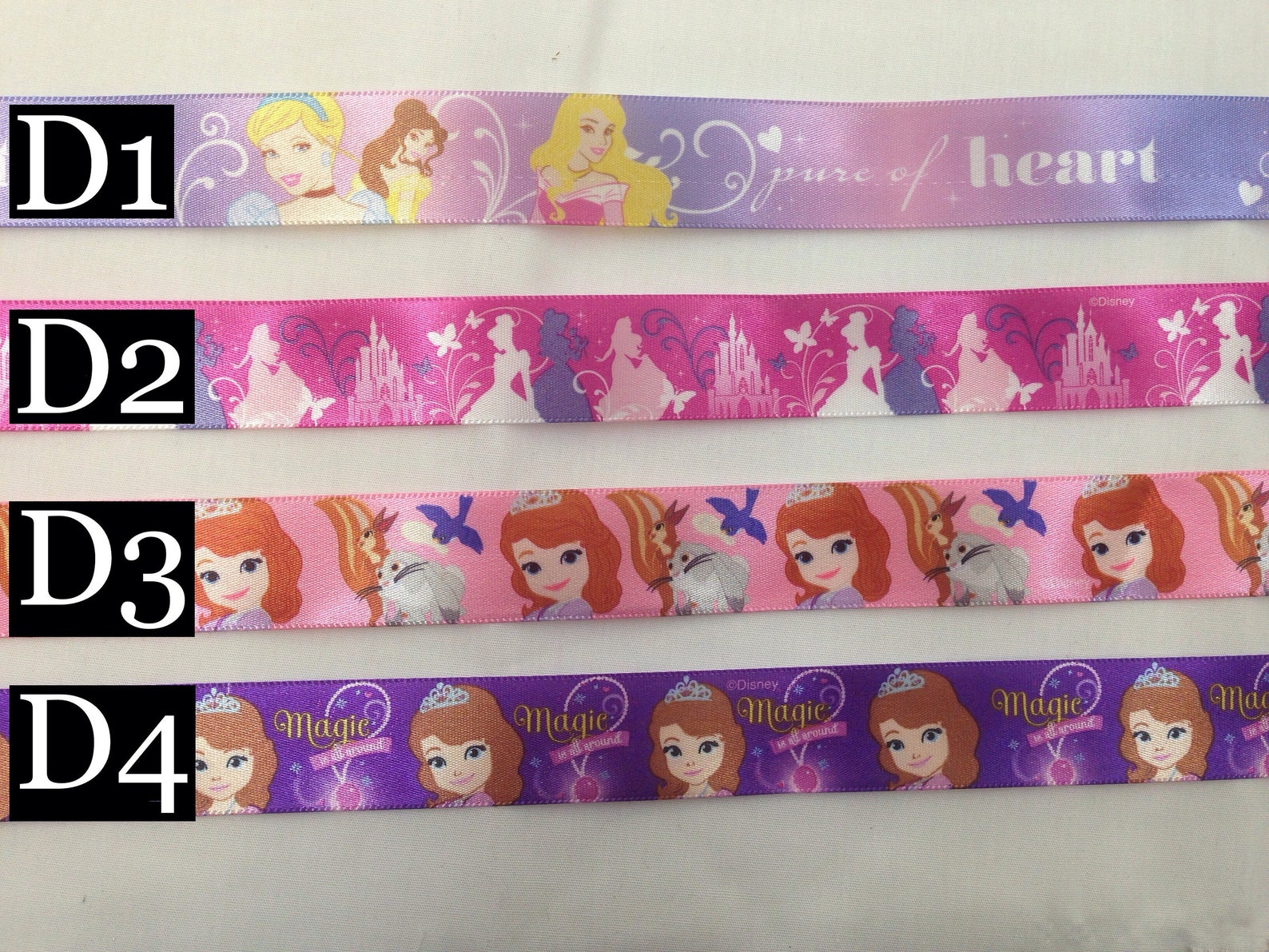 Disney Ribbons Assorted Disney Ribbons 3yard Spools 16 Etsy