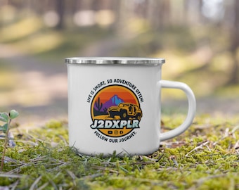 J2DXPLR Enamel Mug