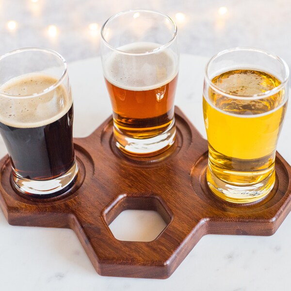 Wooden Wine Flight Holder Etsy