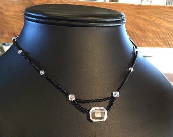 Swarovski Black/White Necklace