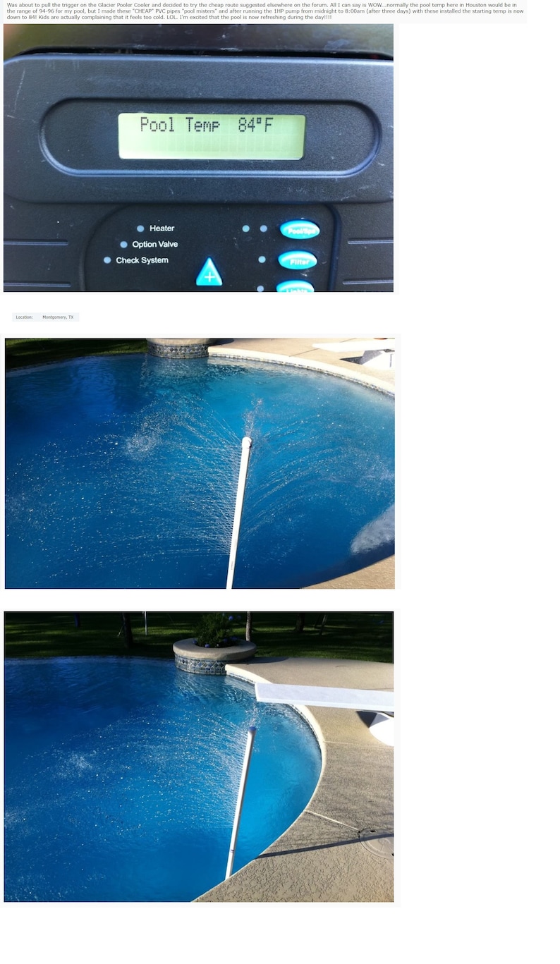 Pool Cooler for Inground Swimming Pools Pool Cooler Creates Etsy