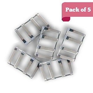 Stainless Steel Safety Cover Buckle - 5 Pack