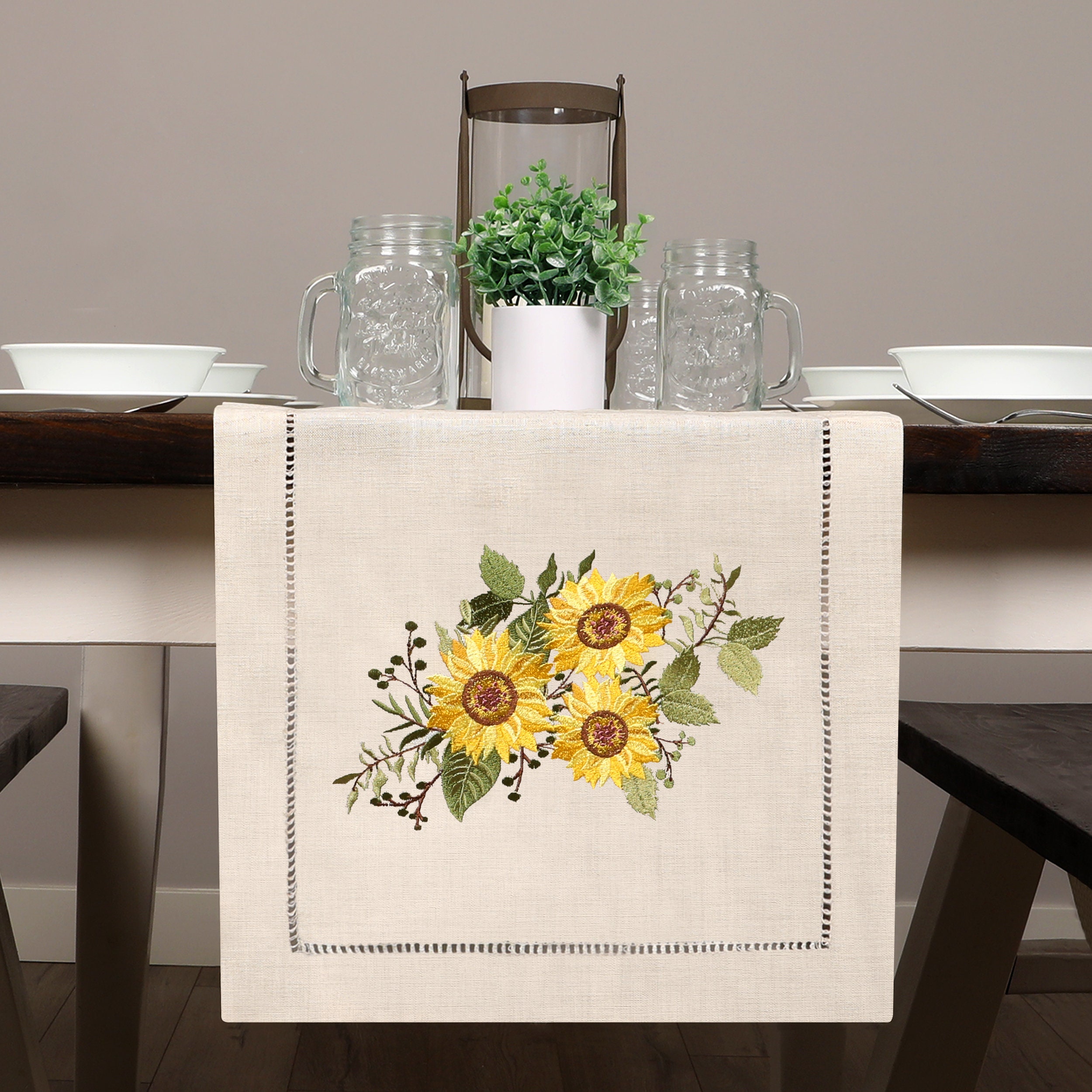 Sunflower Table Runner Sunflower Decor Summer Table Runner Etsy