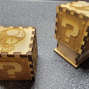 スーパーマリオをテーマにしたリングボックス/収納ボックス/ゲームボックス