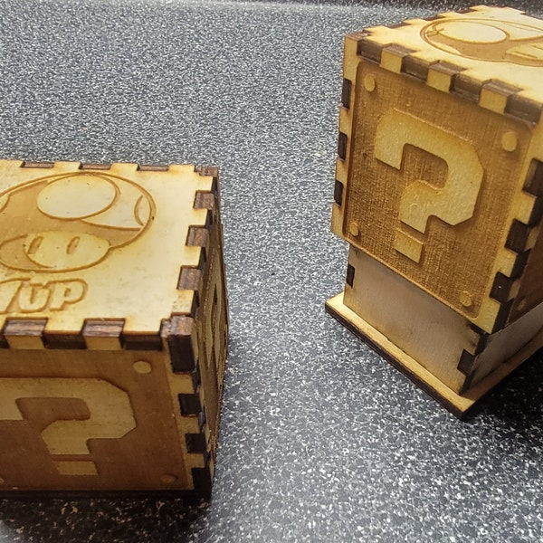 Super Mario themed Ring Box / Storage Box / Gaming Box