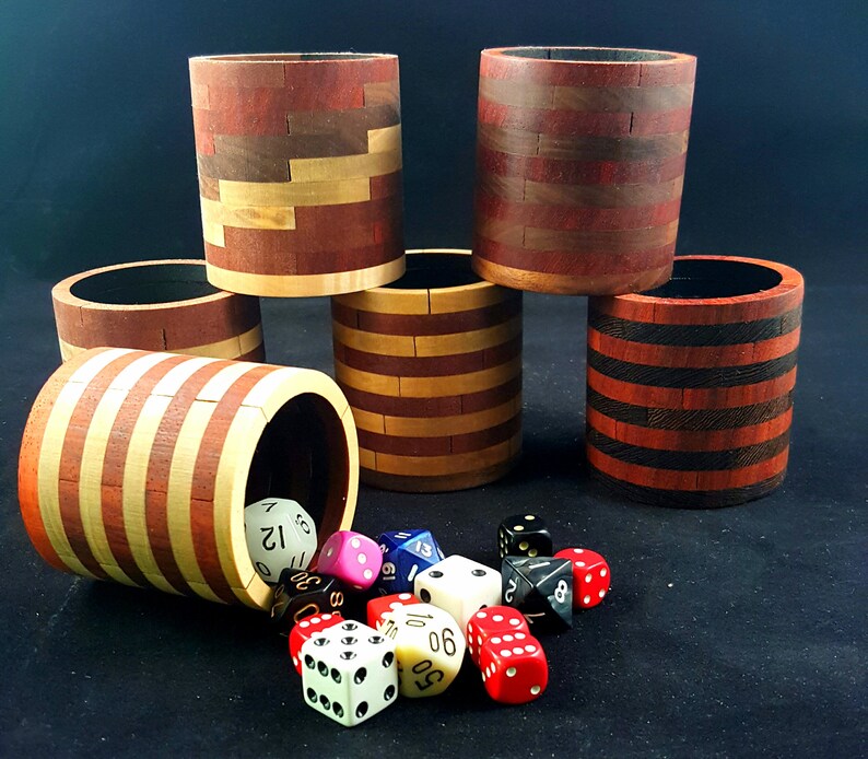 Set of 2 dice rolling cups Perfect for any game where you Etsy
