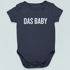 Funny German Baby One-piece - German Teacher Baby Shirt - German Language Baby - Das Baby - Many Sizes And Colors Available