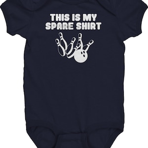 Bowling Baby Bodysuit - Bowler Baby Gift - Bowler's Baby - One-piece - This Is My Spare Shirt - Baby Shower Gift - First Birthday Present