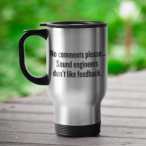 Ljudteknikerpresent - Ljudteknikerpresent - Resemugg - Ljudtekniker gillar inte feedback - Stagehand