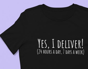 Funny Obstetrician Gift - Obstetrics Shirt - OB/GYN Present - I Deliver - Women's Tee