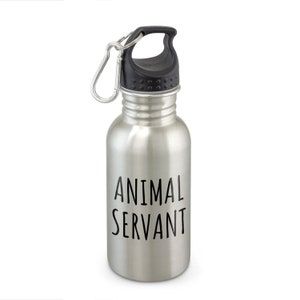 Funny Zookeeper Water Bottle - Zookeeper Gift - Zoo Worker Gift - Animal Servant