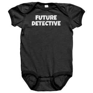 Detective Baby Bodysuit - Detective Baby Gift - Detective Baby One-piece - Future Detective - First Birthday Gift - Baby Shower Present