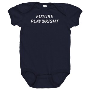 Body Playwright Baby - Presente Playwright Baby - Futuro Playwright - Macacão de bebê - Bebê Scenarist - Chá de bebê, presente de primeiro aniversário