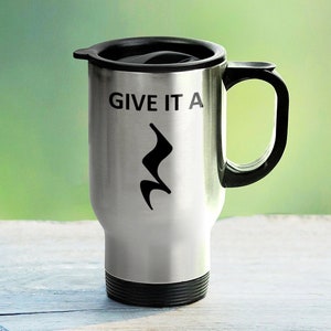 Funny Music Teacher Travel Mug - Band Gift - Choir Gift - Director Gift - Give It a Rest - 14 oz Stainless Steel