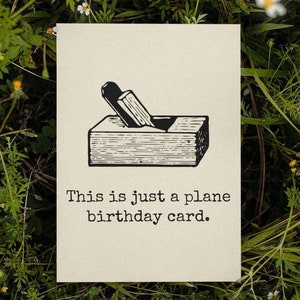 Carte d'anniversaire de menuisier - carte d'anniversaire de menuisier - carte de menuisier drôle - carte d'anniversaire d'avion - carte de menuisier drôle