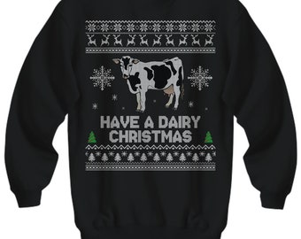 cow ugly sweater