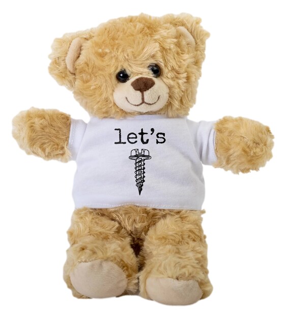 Buy Sexy Teddy Bear Valentine s Day Plushie Naughty Gift for Boyfriend or Girlfriend Adult Gift Naughty Present Idea Let s Screw Online in India Etsy