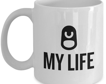 Metal Detecting Coffee Mug - Funny Metal Detector Gift - Metal Detectorist Present - My Life