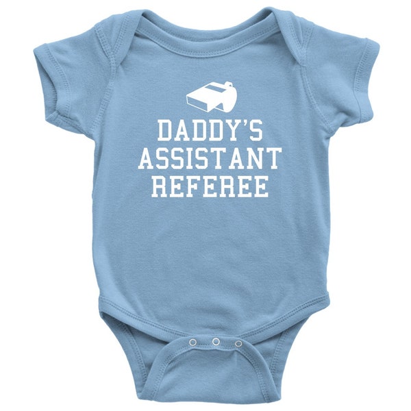 Referee Baby One-piece - Referee Baby Shirt - Referee Baby Geschenk - Daddy es Assistant Referee - Baby Shower Geschenk - Viele Größen und Farben