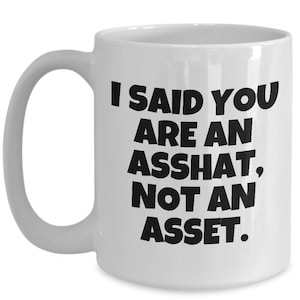 Funny Accounting Mug - Accountant Gift Idea - You Are An Asshat - Office, Coworker Present - Sarcasm Gift image 9