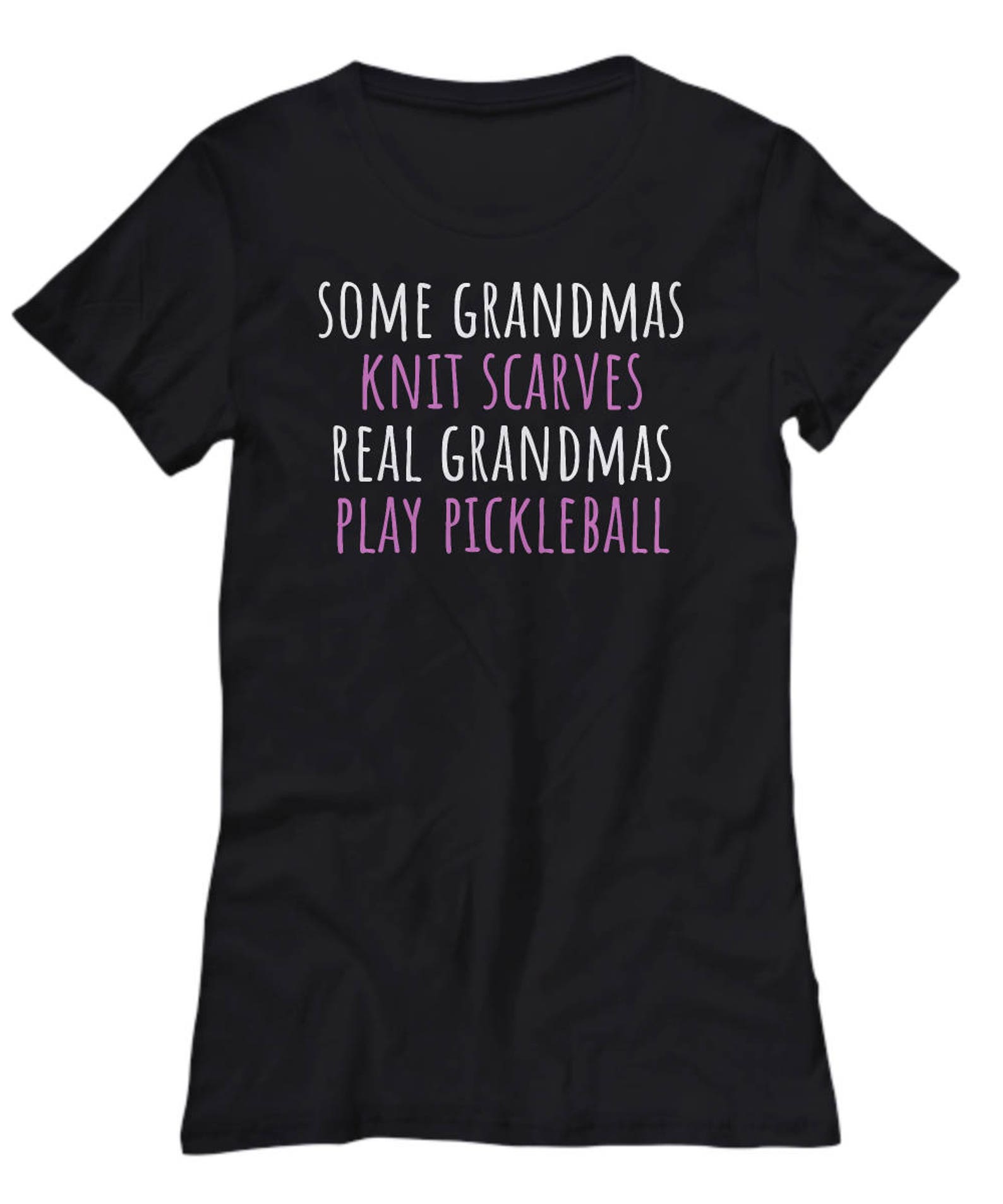 Pickleball Grandma Gift Pickleball Shirt Real Grandmas Etsy