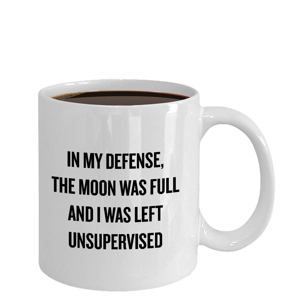 Funny Werewolf Quote Mug Sarcasm Mug Werewolf Gift Full Etsy