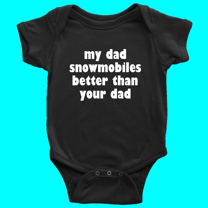 Snowmobile Baby Shirt Onepiece Snowmobile Onepieces My Etsy