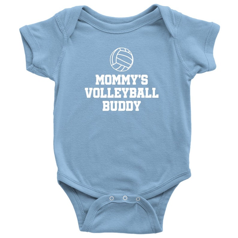 First Birthday Baby Shower Volleyball Baby One-piece Volleyball Baby Bodysuit Volleyball Player Baby Gift Mommy/'s Volleyball Buddy