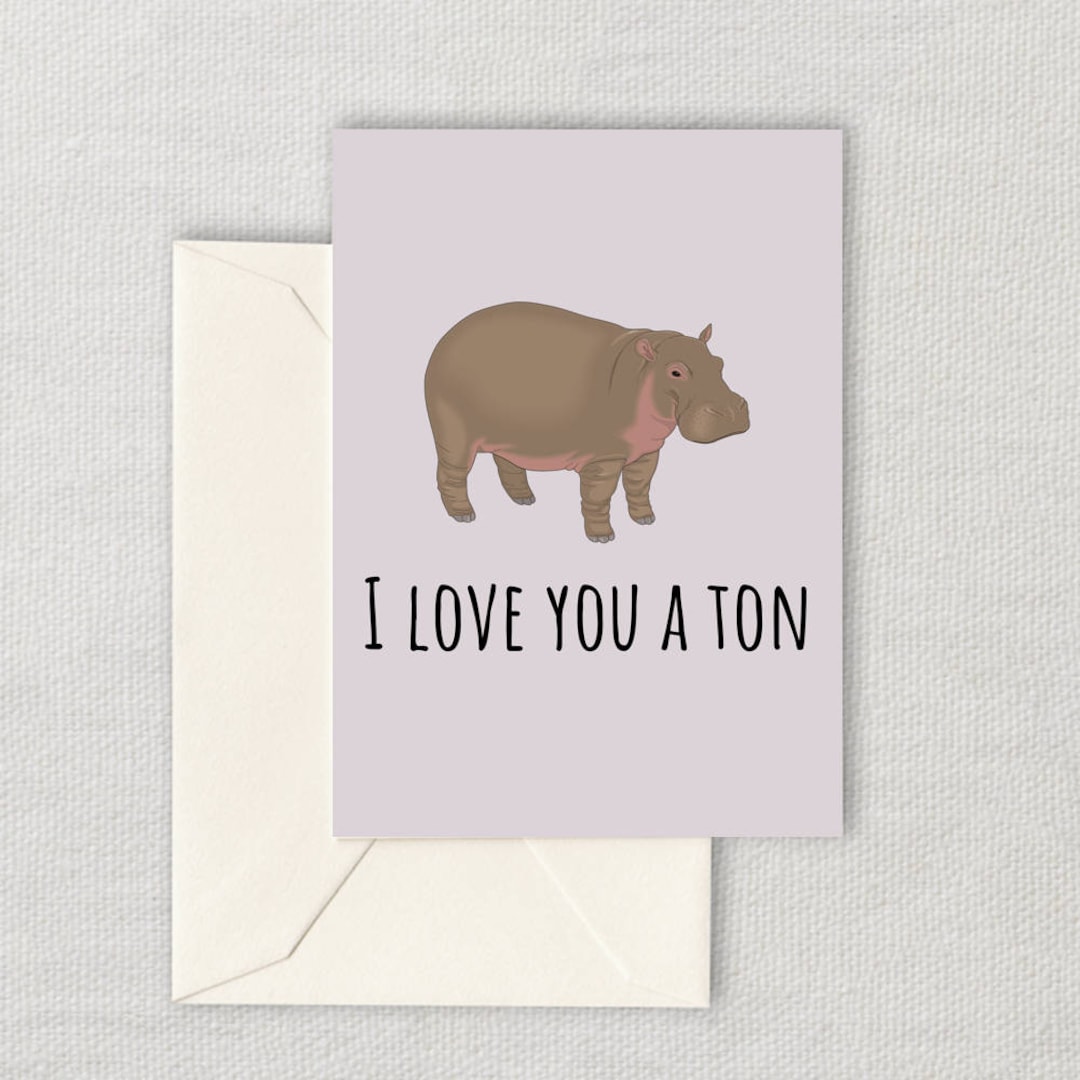 Cute Printable Card Valentine's Day Printable I Love - Etsy