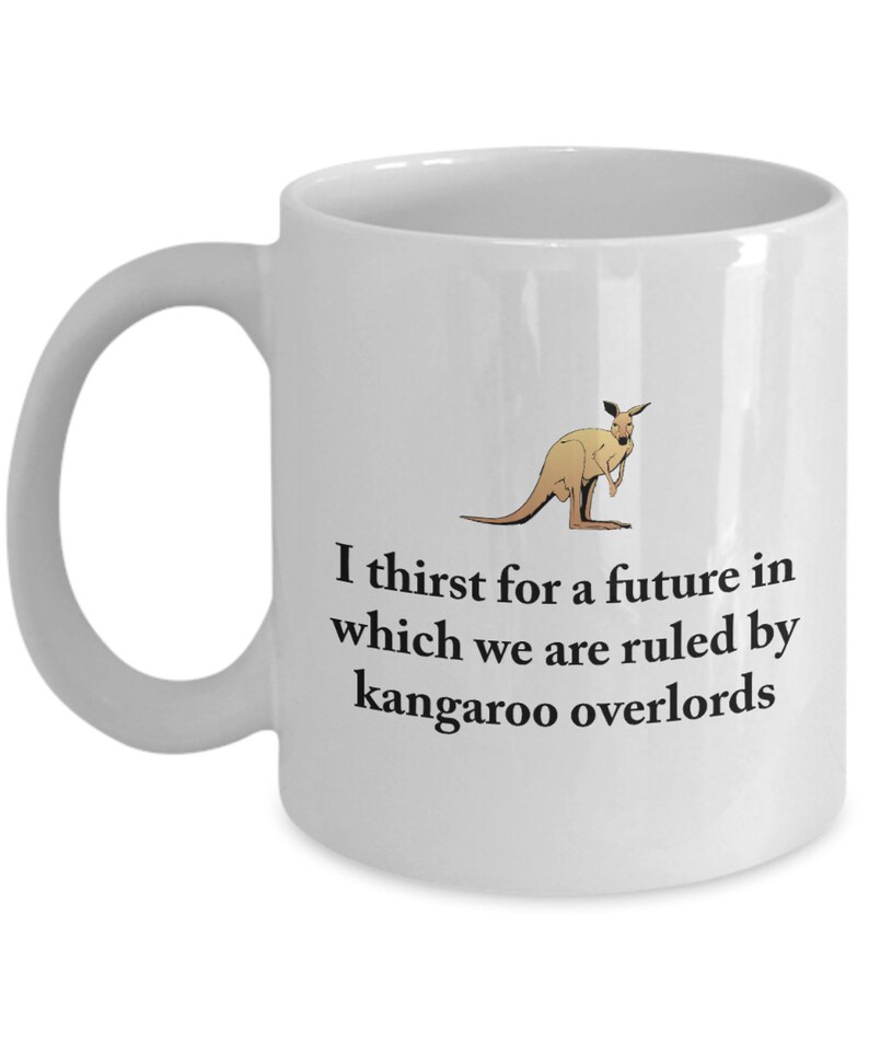Funny Kangaroo Mug Kangaroo Lover Gift Present For Etsy