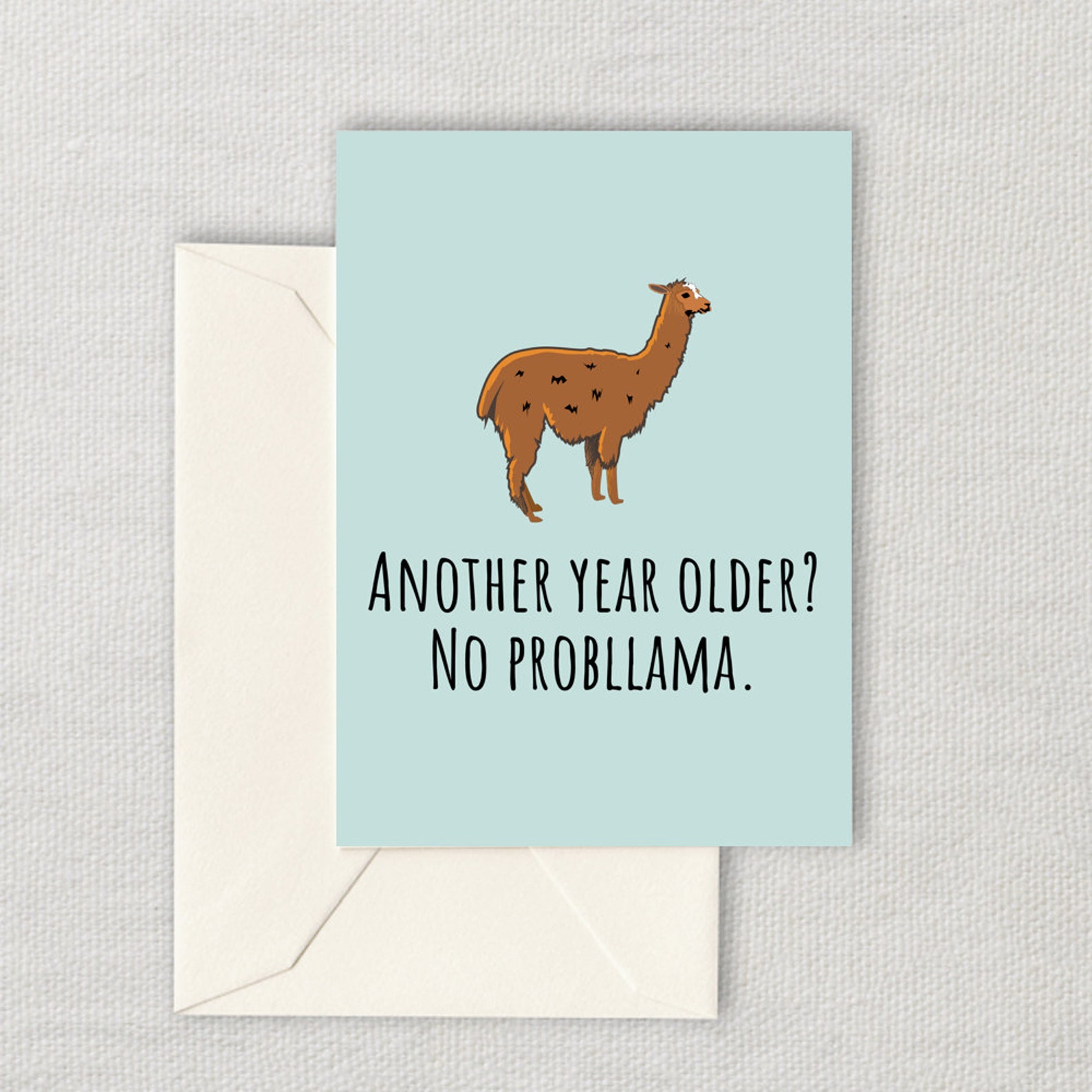 Funny Llama Printable Card Llama Birthday Card Llama Lover - Etsy
