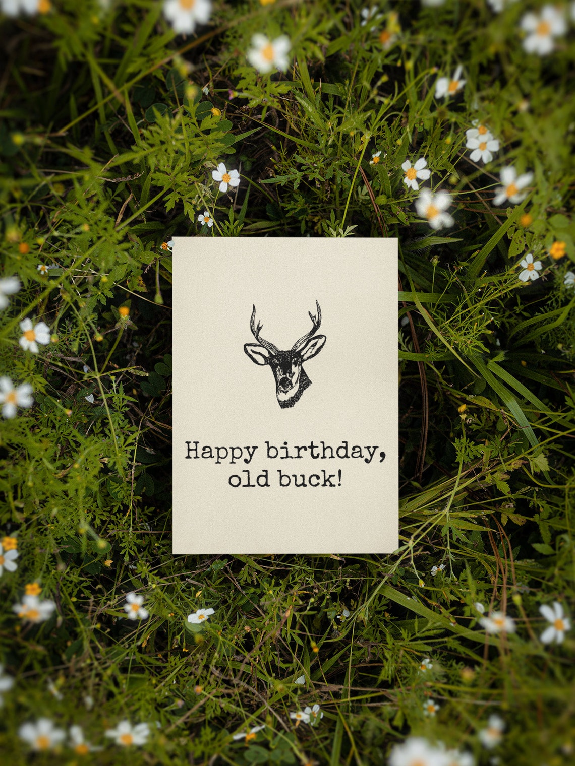 Deer Hunter Printable Birthday Card Hunting Birthday Card - Etsy