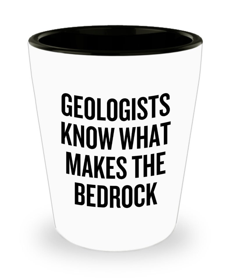 Funny Geologist Shot Glass Geology Gift Idea Geologists Etsy