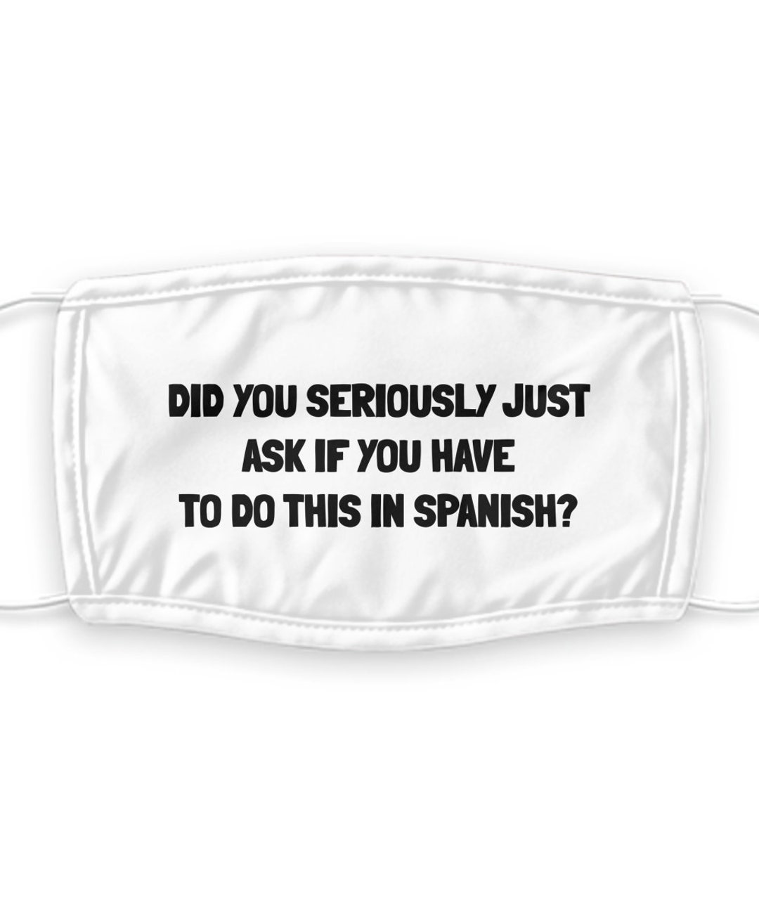 Spanish Teacher Face Mask Spanish Gift Reusable Mask Etsy