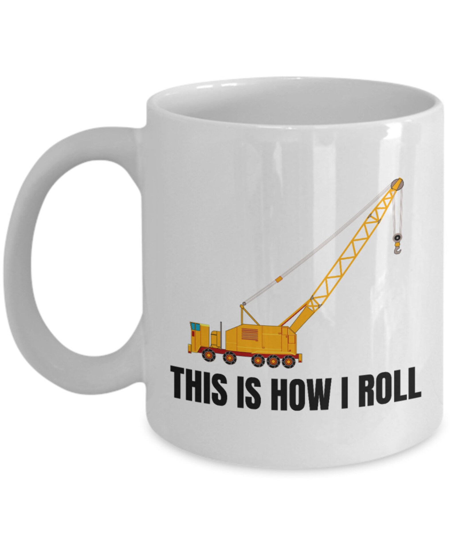 Crane Operator Gift Crane Coffee Mug Heavy Equipment | Etsy