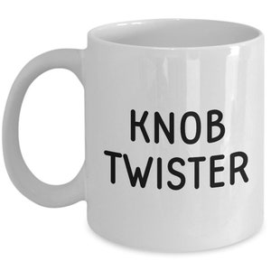 Synth Nerd Gift - Synthesizer Coffee Mug - Keyboard Player Gift - Synth Mug - Knob Twister