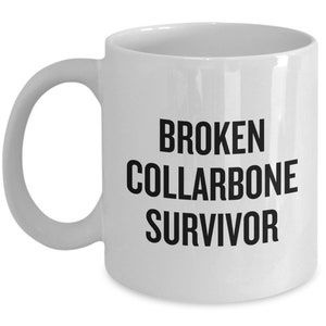Gebroken sleutelbeen Mok - Gebroken sleutelbeen Gift - Gebroken sleutelbeen - Get Well Gift - Sleutelbeen - Gebroken sleutelbeen Overlevende