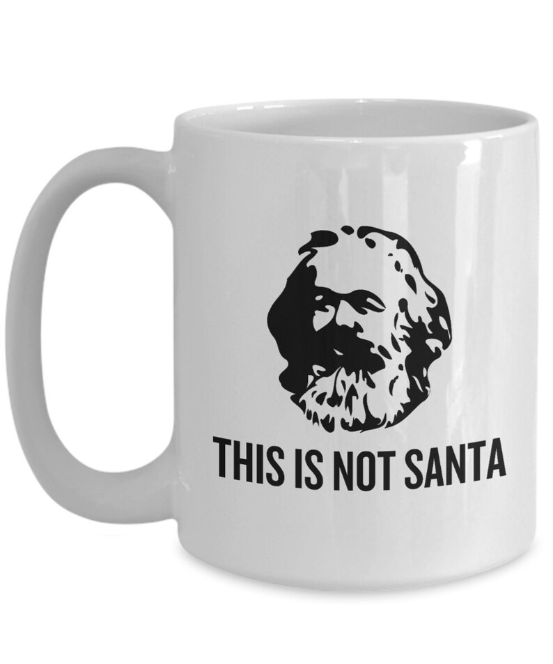 Funny Karl Marx Mug Marxist Present idea Sociology Gift Philosophy Gift This Is Not Santa imagen 9