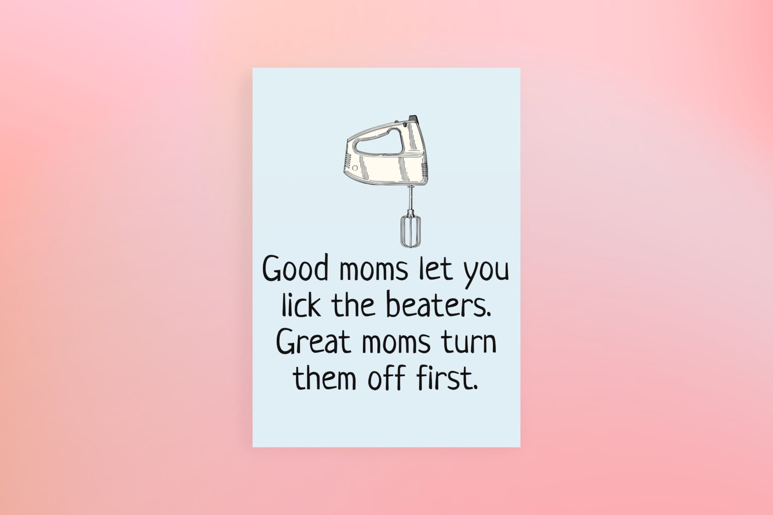 Funny Mother Greeting Card - Mother's Day Card - Mom Card - Mother's ...