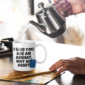 Funny Accounting Mug - Accountant Gift Idea - You Are An Asshat - Office, Coworker Present - Sarcasm Gift image 3
