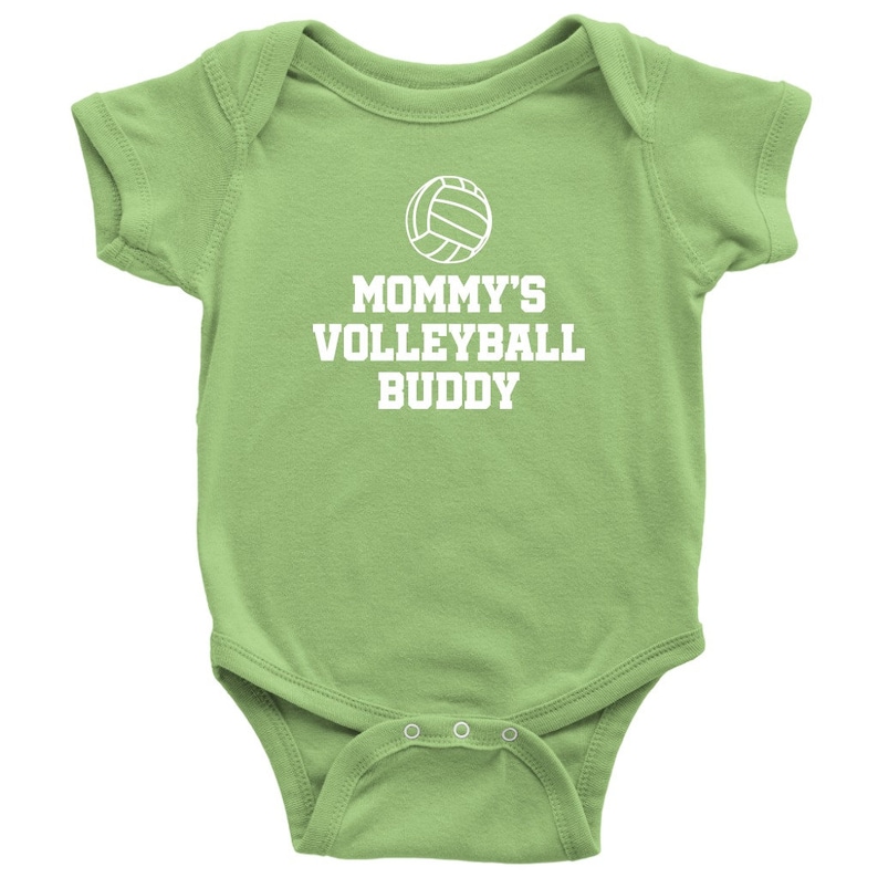 First Birthday Baby Shower Volleyball Baby One-piece Volleyball Baby Bodysuit Volleyball Player Baby Gift Mommy/'s Volleyball Buddy