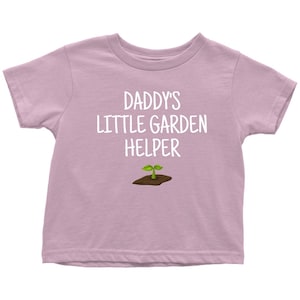 Süßes Kleinkind Shirt - Garten-Kleinkind-T-Shirt - Papas kleiner Gartenhelfer - Individualisierung möglich - Geburtstagsgeschenk