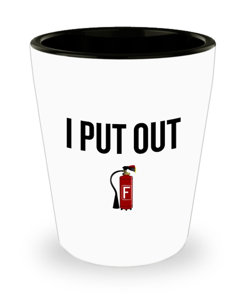 Funny Firefighter Gift Fireman Shot Glass Fire Brigade Etsy