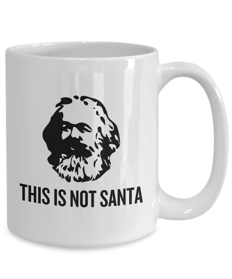 Funny Karl Marx Mug Marxist Present idea Sociology Gift Philosophy Gift This Is Not Santa imagen 10