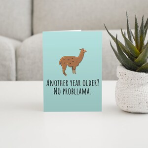 Funny Llama Printable Card - Llama Birthday Card - Llama Lover Card ...