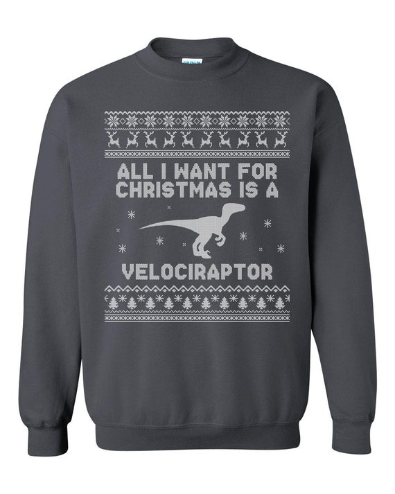 velociraptor sweater