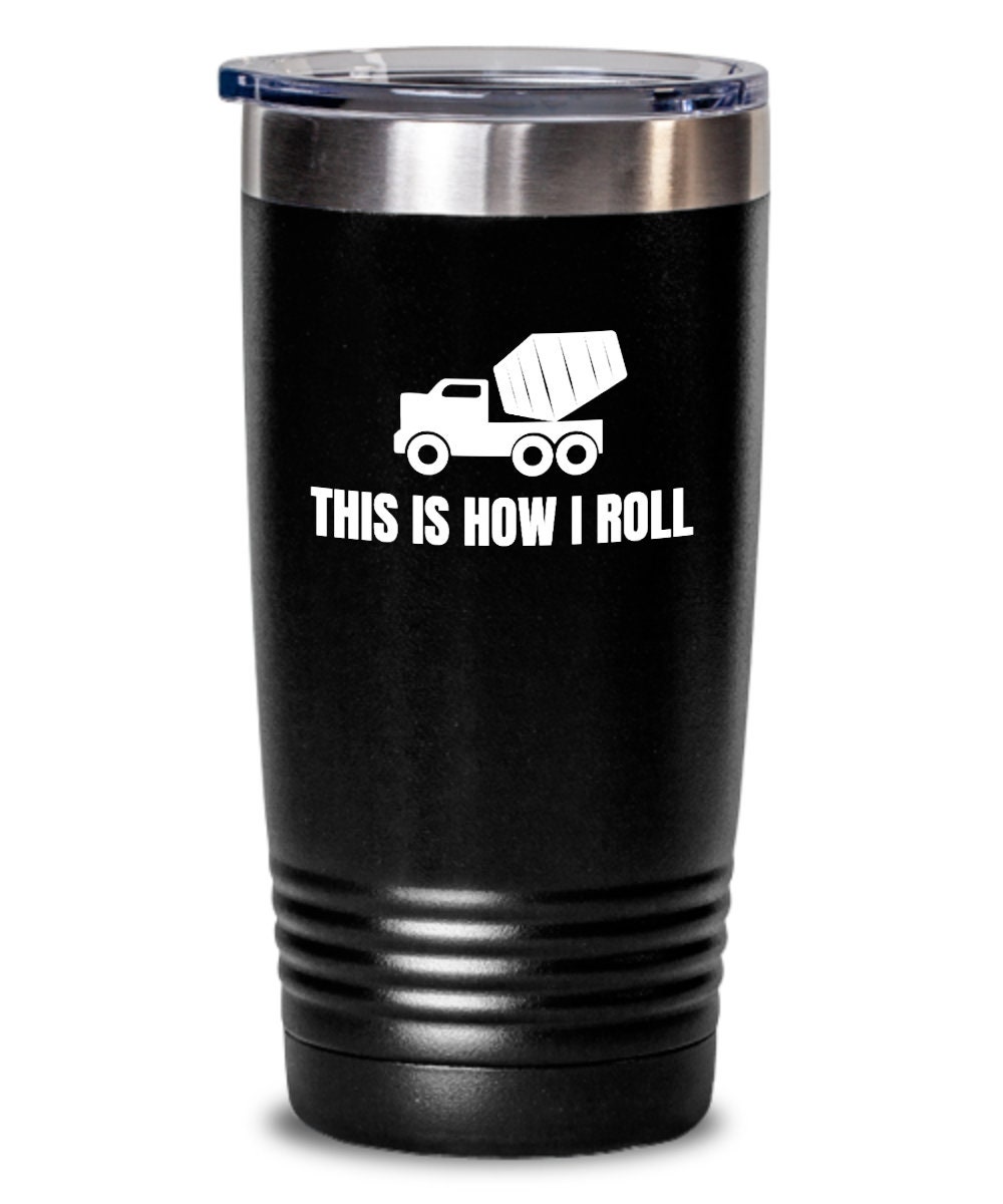 Tumbler betoniera - Funny Mixer Driver Gift - Betoniera - Ecco come rotolo
